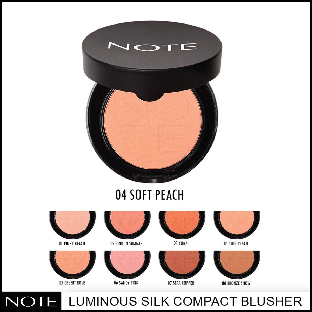 note-cosmetics-luminous-silk-compact-blusher-04-soft-peach-บลัชออนเม็ดสีละเอียด-สีสดชัด-ติดทนนาน-นำเข้าจากยุโรป