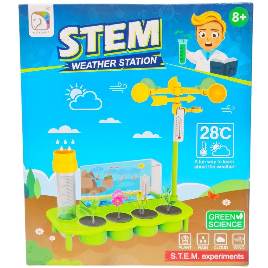 ของเล่นเด็ก-ของเล่นวิทยาศาสตร์-ชุดทดลองstem-ระบบนิเวศน์-weather-station-จำลองเรียนรู้สภาพอากาศ-เสริมการเรียนรู้-ty692