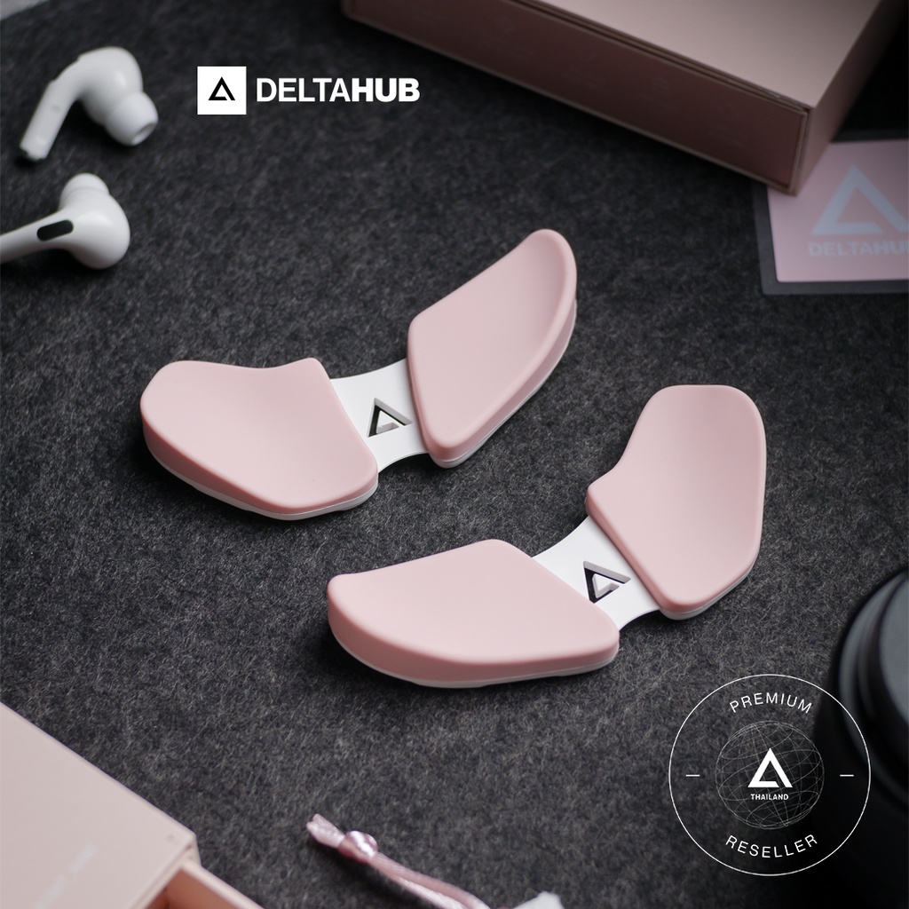 ภาพสินค้าDeltaHub Carpio 2.0 สีชมพู limited edition : แผ่นรองข้อมือ Truly Ergonomic Wrist Rest จากร้าน sillicons บน Shopee ภาพที่ 2