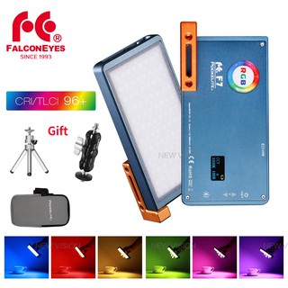 FalconEyes F7 12W RGB LED Mini Pocket On Camera Light Magnetic With 18 Special-Effects Mode Portable For Video Photo