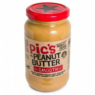 สินค้า Pic\'s Brand เนยถั่วเนื้อละเอียด ไม่เติมน้ำตาล Peanut Butter Smooth No Sugar (380g)