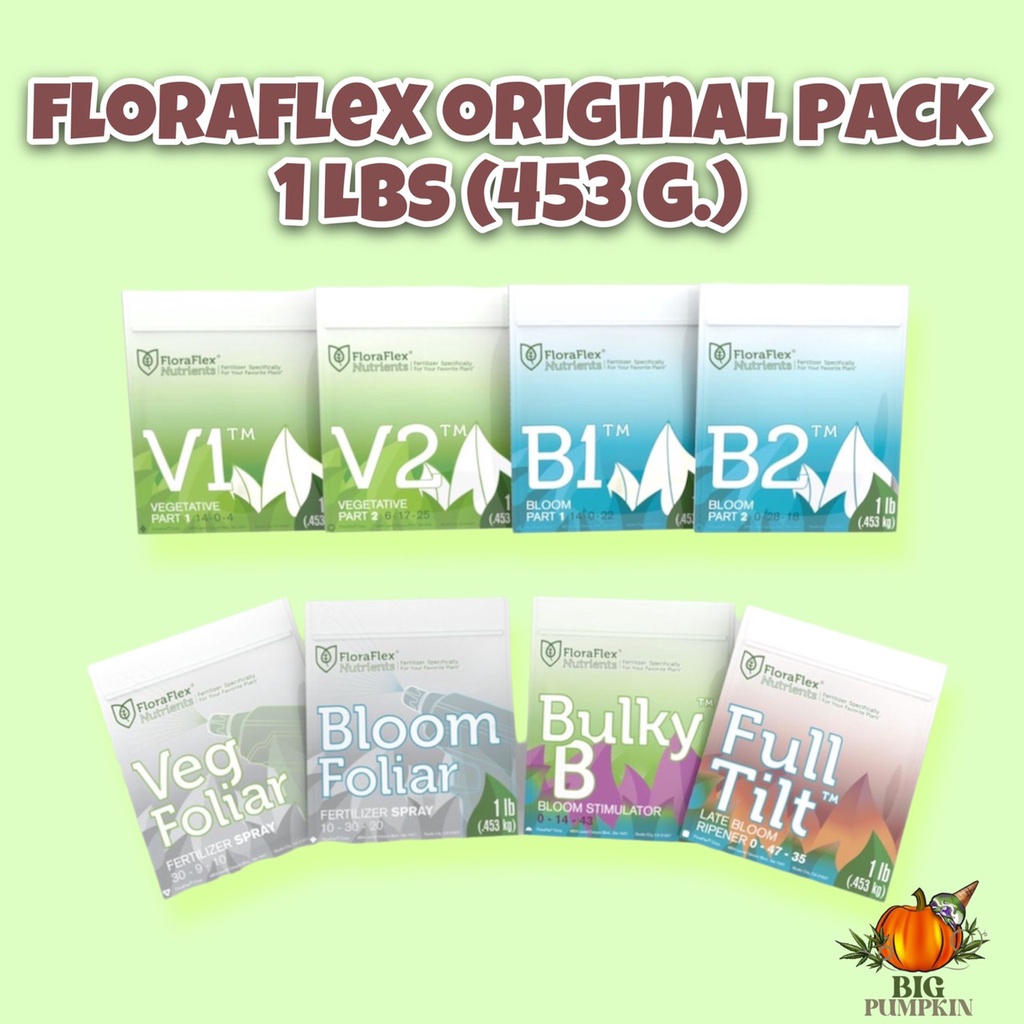Floraflex Nutrients StarterKit ขนาด 1lbs ซองแท้จาก USA 100 Shopee