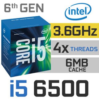 CPU INTEL CORE i5 6500 (Socket 1151) มือสอง พร้อมส่ง แพ็คดีมาก!!! [[[แถมซิลิโคนหลอด พร้อมไม้ทา]]]