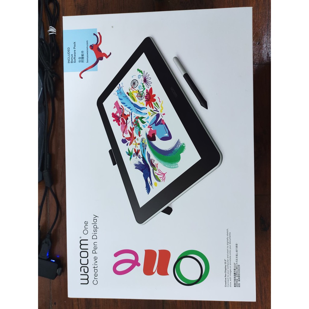 Wacom One Creative Pen Display (DTC-133) เมาส์ปากกาแบบมีจอ 13 นิ้ว มือ ...