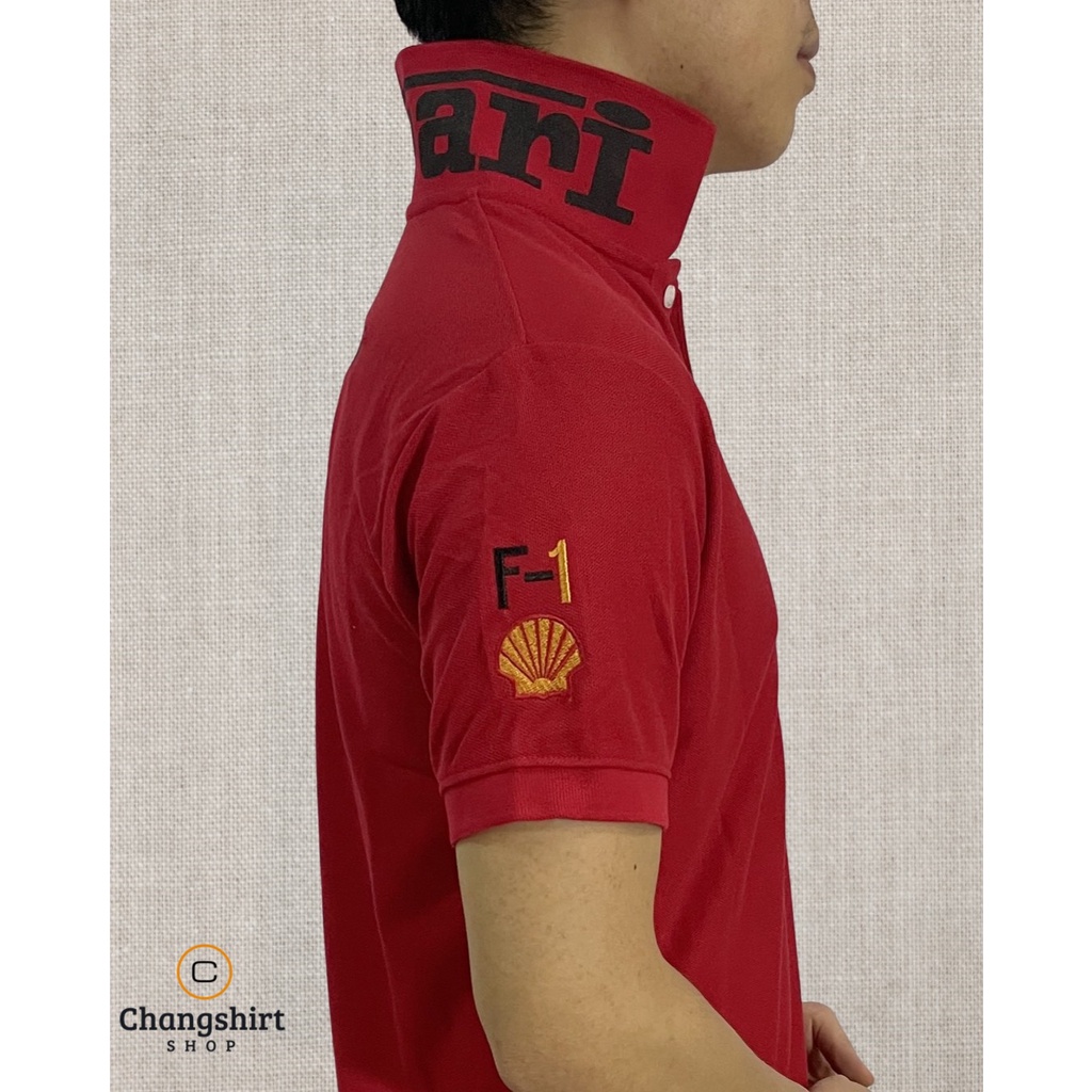 ภาพสินค้าเสื้อโปโลคอปกปัก Fer สกรีนปก ปักแขน F1 ปักหลัง งานพรีเมี่ยม งานเย็บเนี้ยบ ผ้าเนื้อดีไม่ร้อน จากร้าน changshirtshop บน Shopee ภาพที่ 2