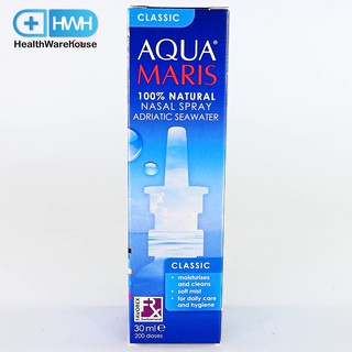 สินค้า Aqua Maris Classic Spray 30 mL สเปรย์สำหรับพ่นหรือล้างจมูก สำหรับผู้ใหญ่และเด็ก3ปี+ (สินค้าหมดอายุเดือน 2/2023)