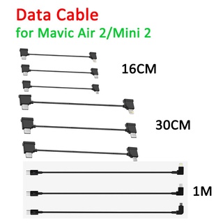 Mavic Air 2/Mini 2 Drone สายเคเบิ้ลเชื่อมต่อข้อมูลรีโมทควบคุมสําหรับ Dji Mavic Air 2