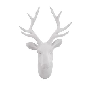 ของตกแต่ง HOME LIVING STYLE DEER HEAD 35X43 ซม. สีขาว ช่วยเพิ่มความโดดเด่นมีสไตล์ให้กับบ้านของคุณ ด้วยของตกแต่ง รูปทรงหั