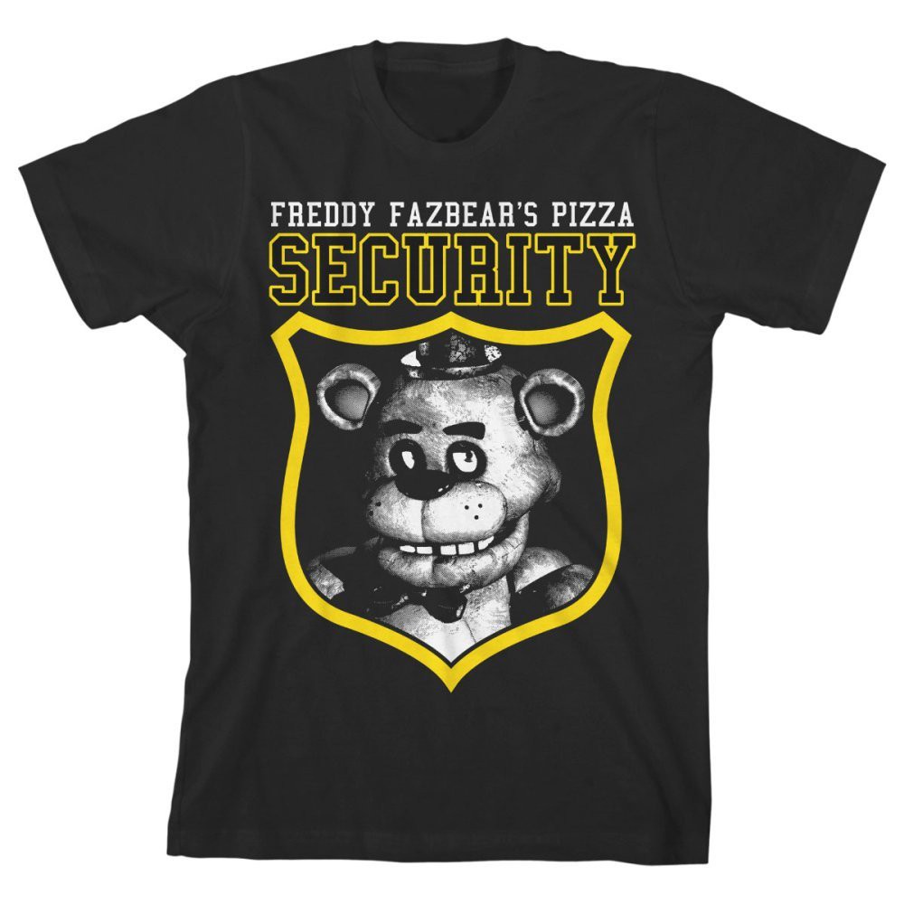 เสื้อยืดลายกราฟฟิก-five-nights-at-freddy-s-เสื้อยืดผช-เท่ๆ-คอลูกเรือ