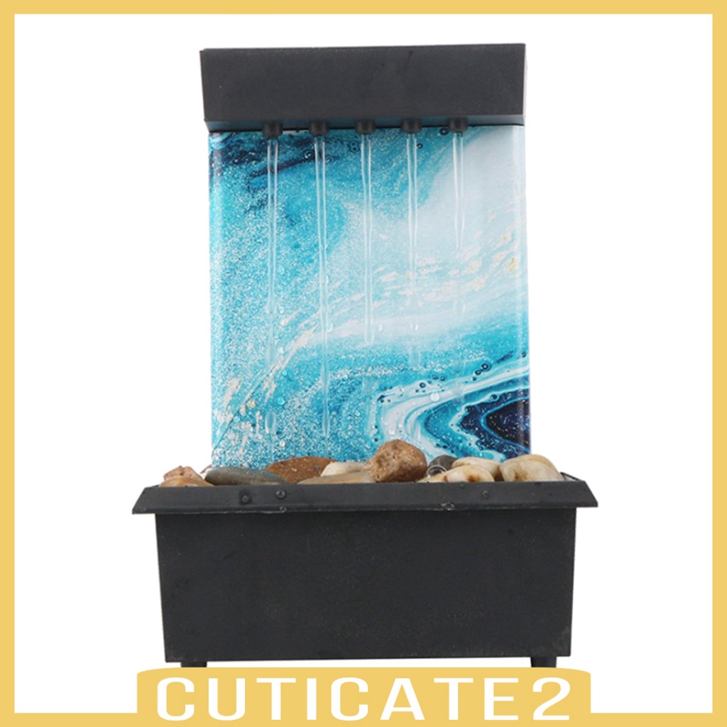 cuticate2-น้ําพุฮวงจุ้ยสําหรับตกแต่งโต๊ะทํางาน