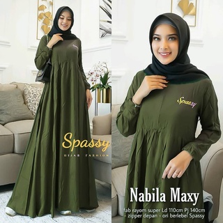 Nabila Dress วัสดุผ้าฝ้ายเรยอน Get Gamis (ไม่รวม HIJAB) ด้านหน้า KANCING / BUSUI FRIENDLY Gamis ผู้หญิงล่าสุด Gamis 2022 ชุดแฟชั่น มุสลิม