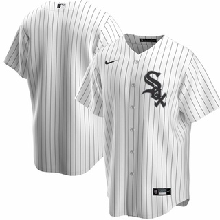 เสื้อกีฬาเบสบอล ลายทีม Chicago White Sox มีสีดํา สีขาว สีเทา สําหรับผู้ชาย