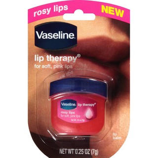 Vaseline Lip Therapy 7gm (Rosy Lips) ชมพู