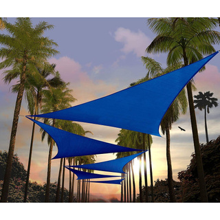 Oxford cloth shade triangle 98% UV protection 420D treasure blue waterproof garden decoration