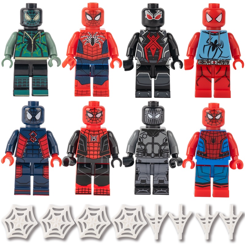 ชุดของเล่นตัวต่อ-marvel-thor-spiderman-ขนาดเล็ก-ของขวัญวันเกิด-สําหรับเด็ก