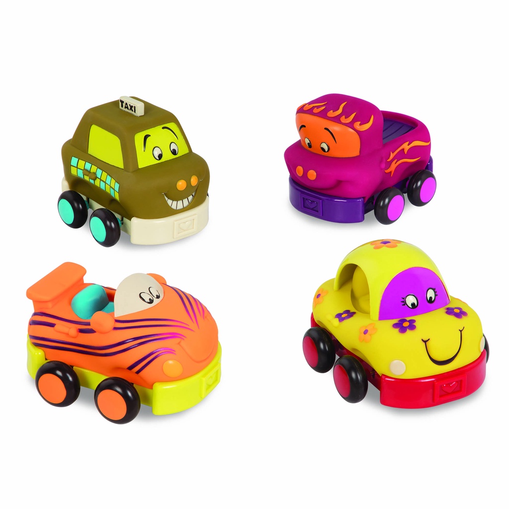 B. TOYS BX1048Z WHEEEELS, PULLBACK CARS เซ็ตรถของเล่น Shopee