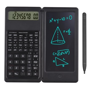 Calculator Foldable Calculator with Stylus Pen Board Erase Button Lock 10 Digits Display LCD Writing Tablet Digital Draw