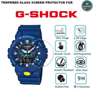 Casio G-Shock GA-800SC-2A GA-810 Series 9H ฟิล์มกระจกนิรภัย ป้องกันรอยขีดข่วน GA800 GA810