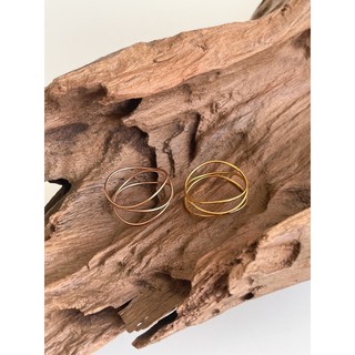 ภาพหน้าปกสินค้า[วันนี้ ! ใส่โค้ด 3F5G8S ลด 15%]A.piece แหวนไทเทเนียม [titanium with gold plated] winding ring(186) ซึ่งคุณอาจชอบสินค้านี้