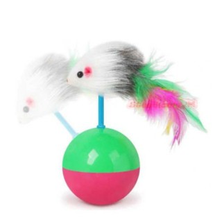 ภาพหน้าปกสินค้าLX-ลูกบอลล้มลุก ขนนก ตัวหนู บอลของเล่นแมว ที่เกี่ยวข้อง