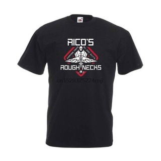 เสื้อยืดคอกลม พิมพ์ลาย Starship Troopers Ricos Roughnecks (Rasczaks)