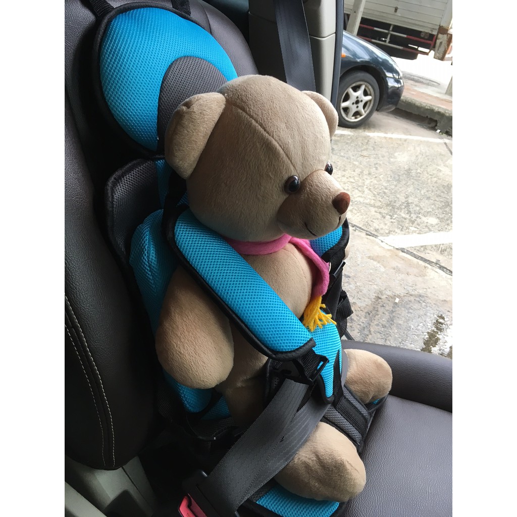 premium-kids-คาร์ซีทแบบพกพา-bigger-3-10-ปี-มือหนึ่ง-สีฟ้า-คาร์ซีท-carseat-คาร์ซีทเด็กโต-คาร์ซีทเด็กแบบพกพา