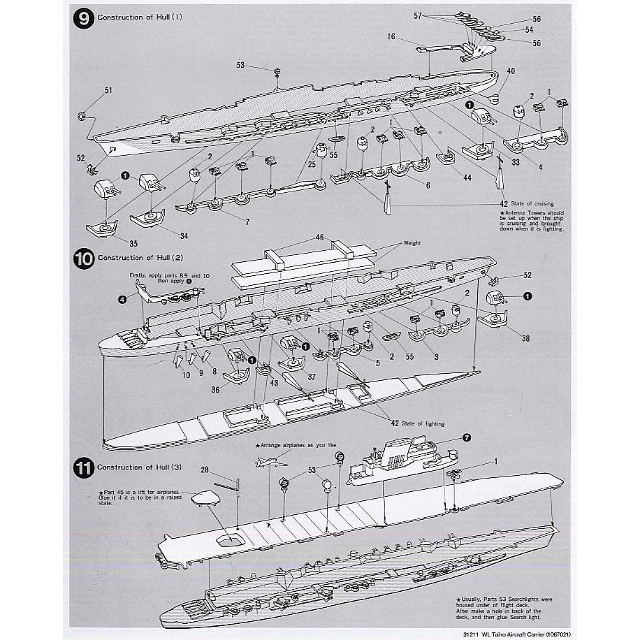 โมเดลประกอบ-tamiya-1-700-ta31211-aircraft-carrier-taiho