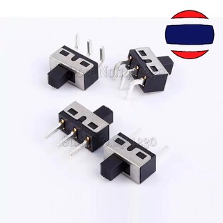 1Pcs SS12D10 SS12D11 Toggle Switch 3Pins Straight Feet 1P2T Handle High 5mm Spacing Of 4.7mm 3A 250V SS12D10G5