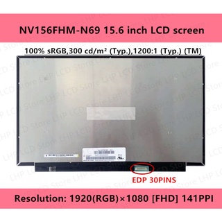 Original For BOE NV156FHM-N69 V8.0 FRU: 5D10W69936 Laptop IPS LED LCD Screen 15.6&quot;Slim Full HD Display Panel Matrix