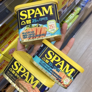 CJ spam classic สแปม Spam Light / Classic แฮมกระป๋อง แฮมกระป๋องเกาหลี สำเร็จรูป