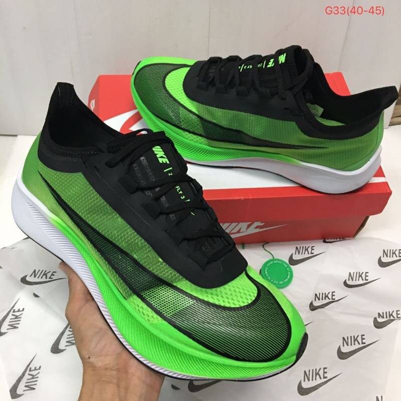 รองเท้าวิ่งไนกี้-nike-zoom-fly3-green-black-รุ่นยอดนิยม-มาใหม่