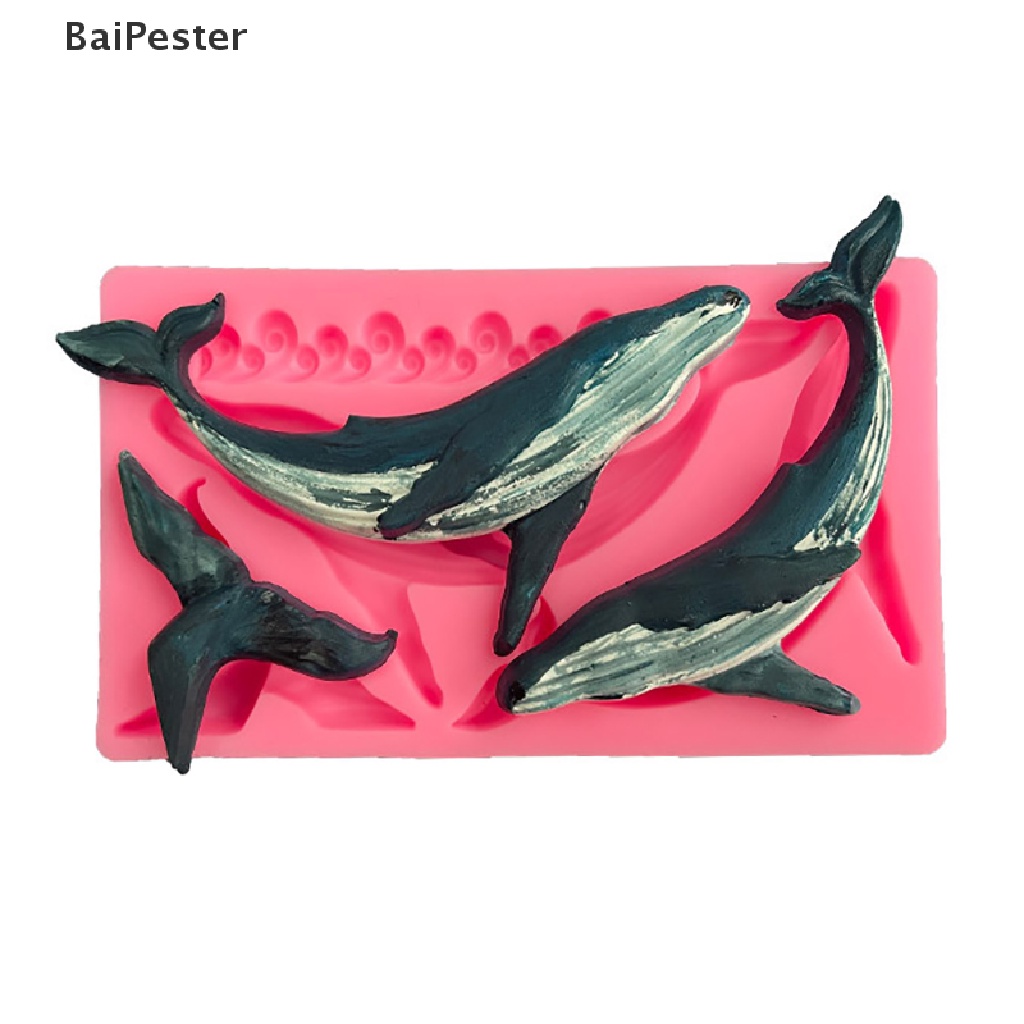 baipester-แม่พิมพ์ซิลิโคน-รูปปลาวาฬ-สําหรับทําเบเกอรี่-เค้ก-ขนมหวาน-ทะเล-เปิด