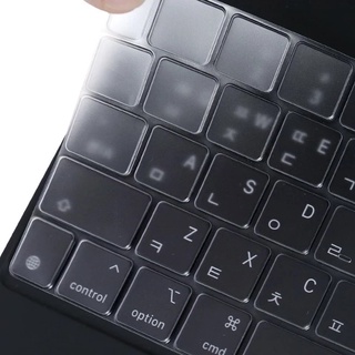 สินค้า พร้อมส่ง🇹🇭Silicone Keyboard Pro12.9”/Pro11”/Air4 2020 Magic Smart keyboard folio แบบใสTPU ซิลิโคนคีย์บอร์ด กันฝุ่นกันน้ำ