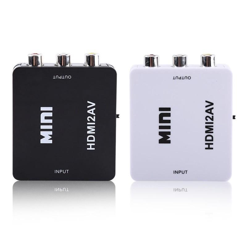 Mini Composite 1080P HDMI to RCA Audio Video AV CVBS Adapter Converter For HDTV