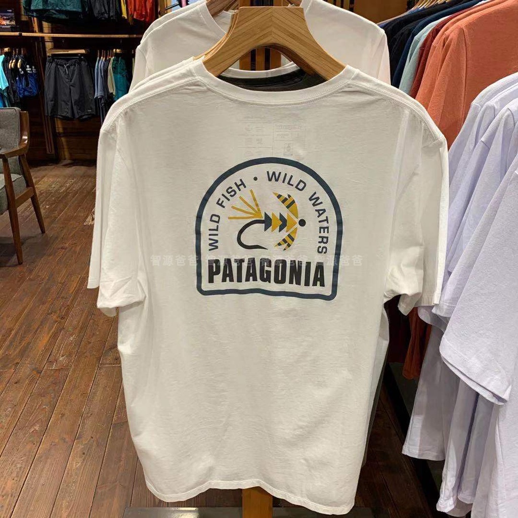 เสื้อยืดแขนสั้นผ้าฝ้ายพิมพ์ลาย-patagonia-dirtbag-desperado-สําหรับผู้ชาย