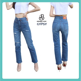 NEW!!! GYPSY - กางเกงยีนส์เอวสูง ทรงสกินนี่ ABnormal Jeans ผ้ายีนส์ยืด เก็บทรงสวย ซิปอย่างดี Thailand Product