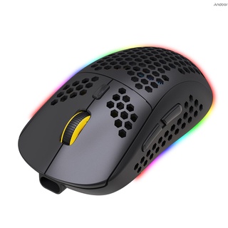 ภาพหน้าปกสินค้าHxsj T90 เมาส์ไร้สาย Bt 3.0 + 5.0 + 2.4G เมาส์ไร้สาย Rgb พร้อมไฟ Dpi สีดําสามารถปรับได้ ที่เกี่ยวข้อง