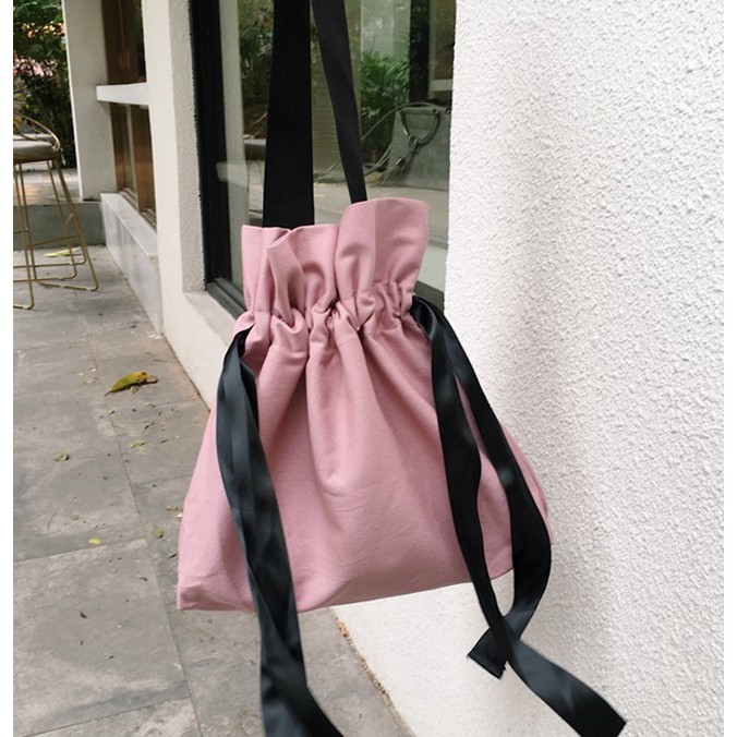 กระเป๋าผ้า-black-strap-พร้อมส่ง