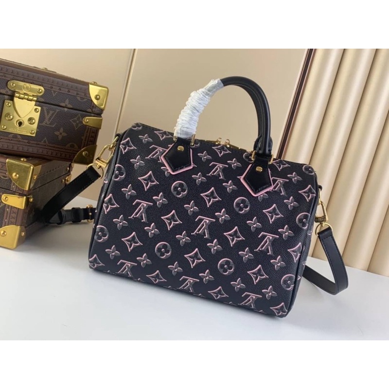 กระเป๋าแบรนด์เนม-กระเป๋าสะพายพร้อมส่ง-new-louis-vuitton-speedy-bandouliere-เทพ