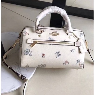 💥Coach ROWAN SATCHEL WITH HEART FLORAL PRINT