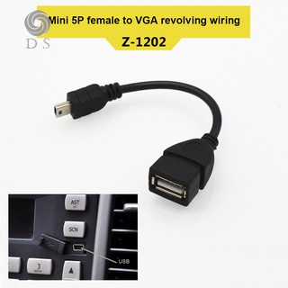 อะแดปเตอร์สาย USB 5 P Male to OTG USB Female สำหรับกล้องวิดีโอ