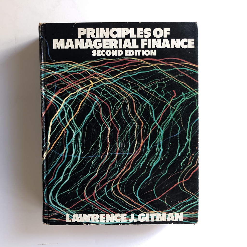 หนังสือ-principles-of-managerial-finance-2nd-edition-มือสอง