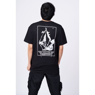 เสื้อยืดผ้าฝ้ายVolcom เสื้อยืด VAF532112 NPAC BONE SECTION SS FA21L XL  XXL 3XL