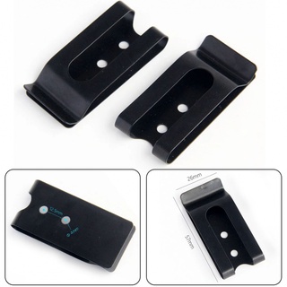 2PC Buckle Clip Holster Sheath Belt Clip Manganese Steel Hook Clasp for Leather Brand New