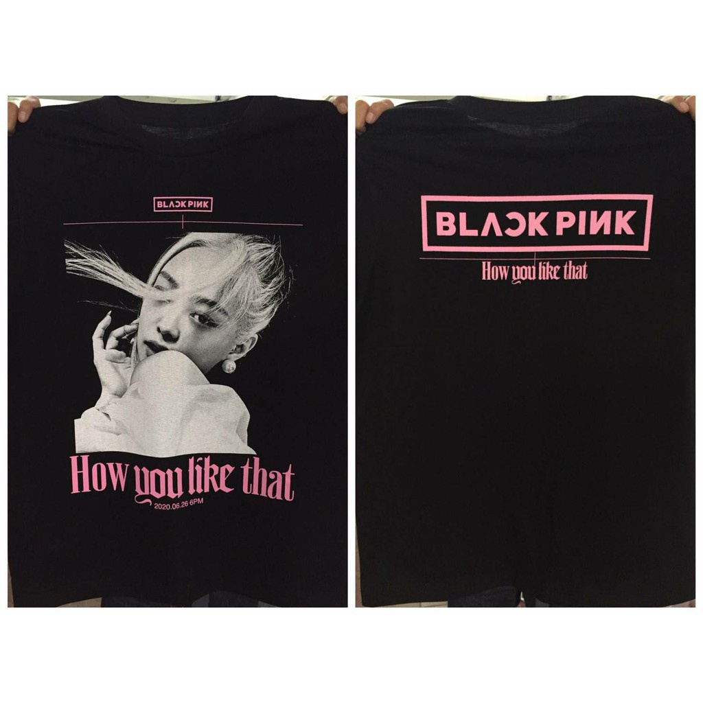 เสื้อยืดผ้าฝ้ายt-shirt-jennie-blackpink-เสื้อยืดเวลาว่าง