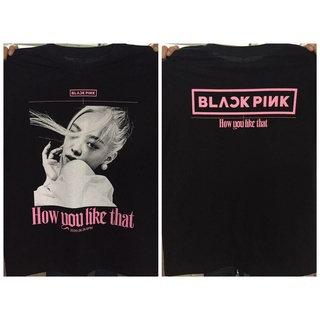 เสื้อยืดผ้าฝ้ายT-shirt Jennie Blackpink เสื้อยืดเวลาว่าง