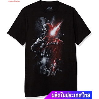 เสื้อยืดแขนสั้น STAR WARS Mens Dark Lord Darth Vader Graphic Shirt Mens Womens T-shirtsสามารถปรับแต่งได้