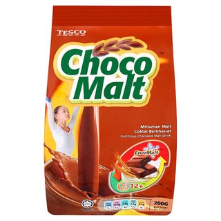 เทสโก้ Choco มอลต์มีคุณค่าทางโภชนาการช็อคโกแลตมอลต์เครื่องดื่ม 200g