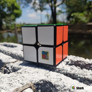 รูบิค 2x2 รูบิค ของแท้ อย่างดี rubik 2x2 rubiks race Moyu Meilong 2x2 Black Speed Cube 2x2 rubix cube moyu SharkRubik