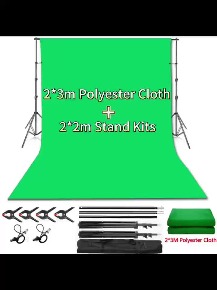 background-support-system-kit-with-2x3m-green-screen-backdrop-for-photo-studio-chromakey-green-screen-frame